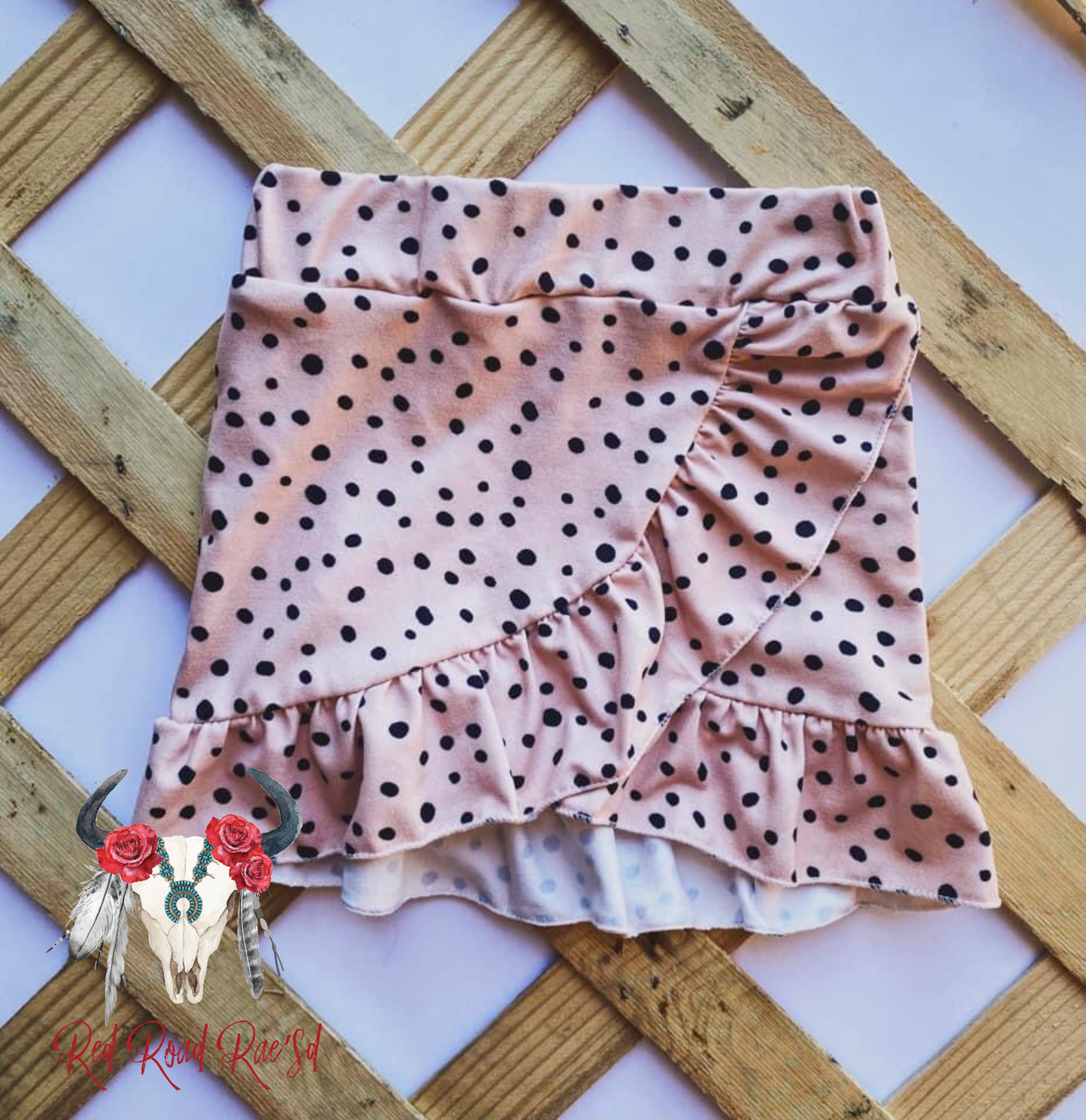 Dot Ruffle Skirt