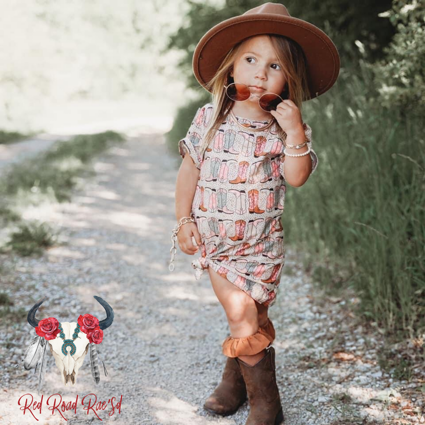 Cowgirl Boots Tshirt Dress