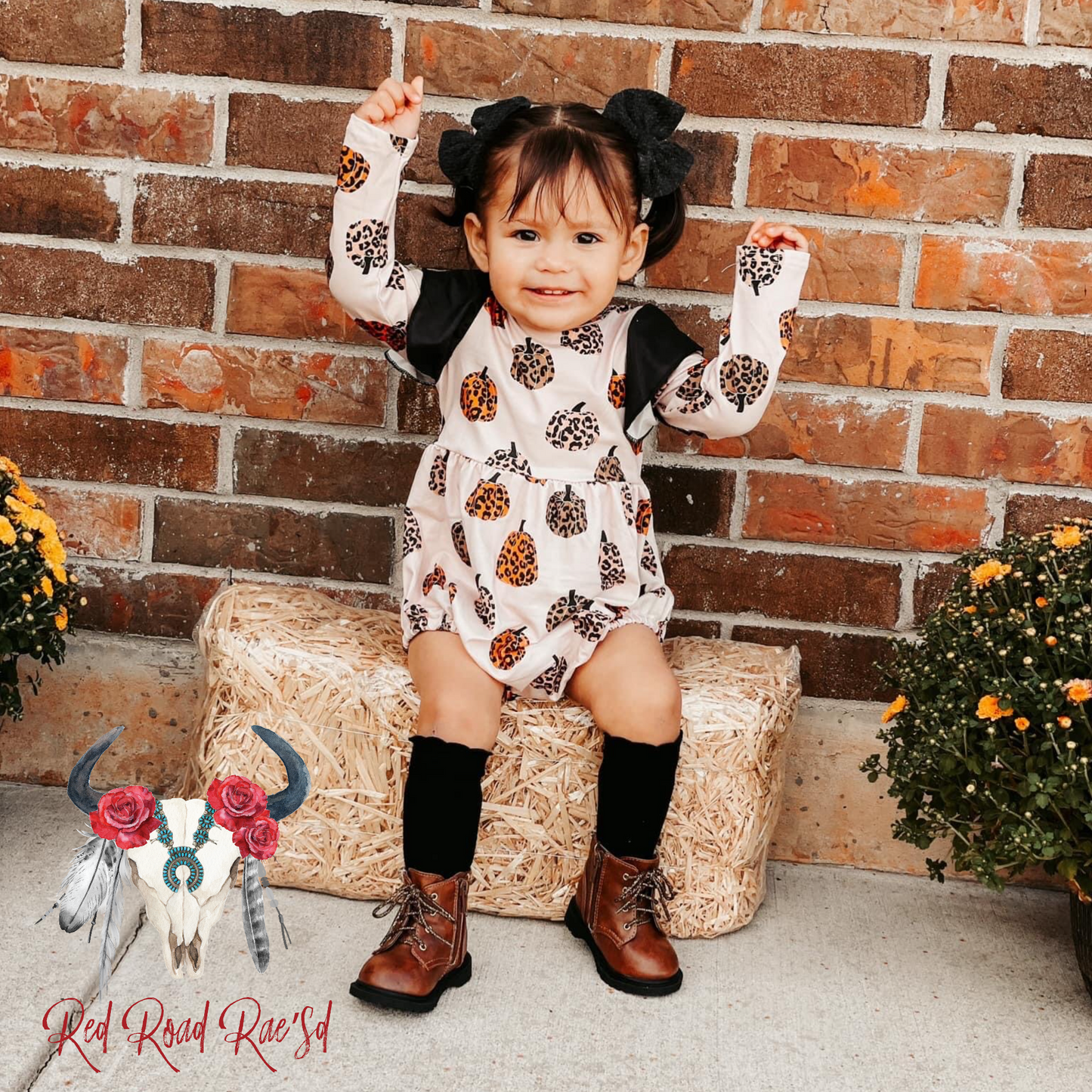 Leo Pumpkin Bubble Romper or Tee