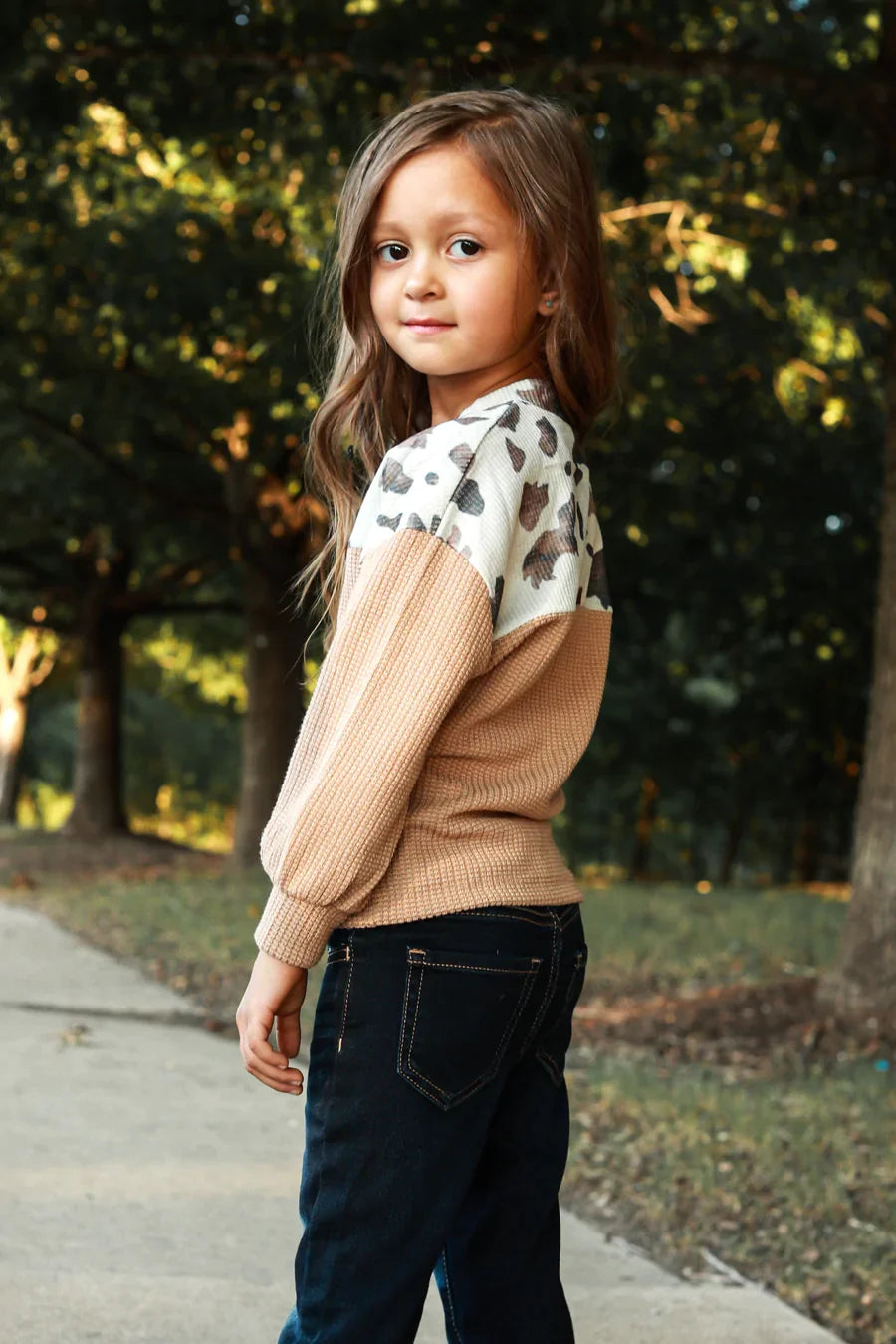 Mini- GIRLS TAKING STOCK COLORBLOCK TOP