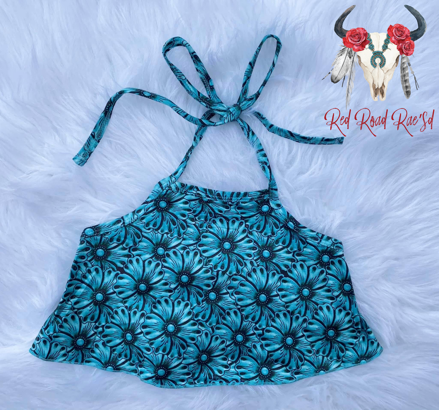 Turquoise Junkie Halter Top