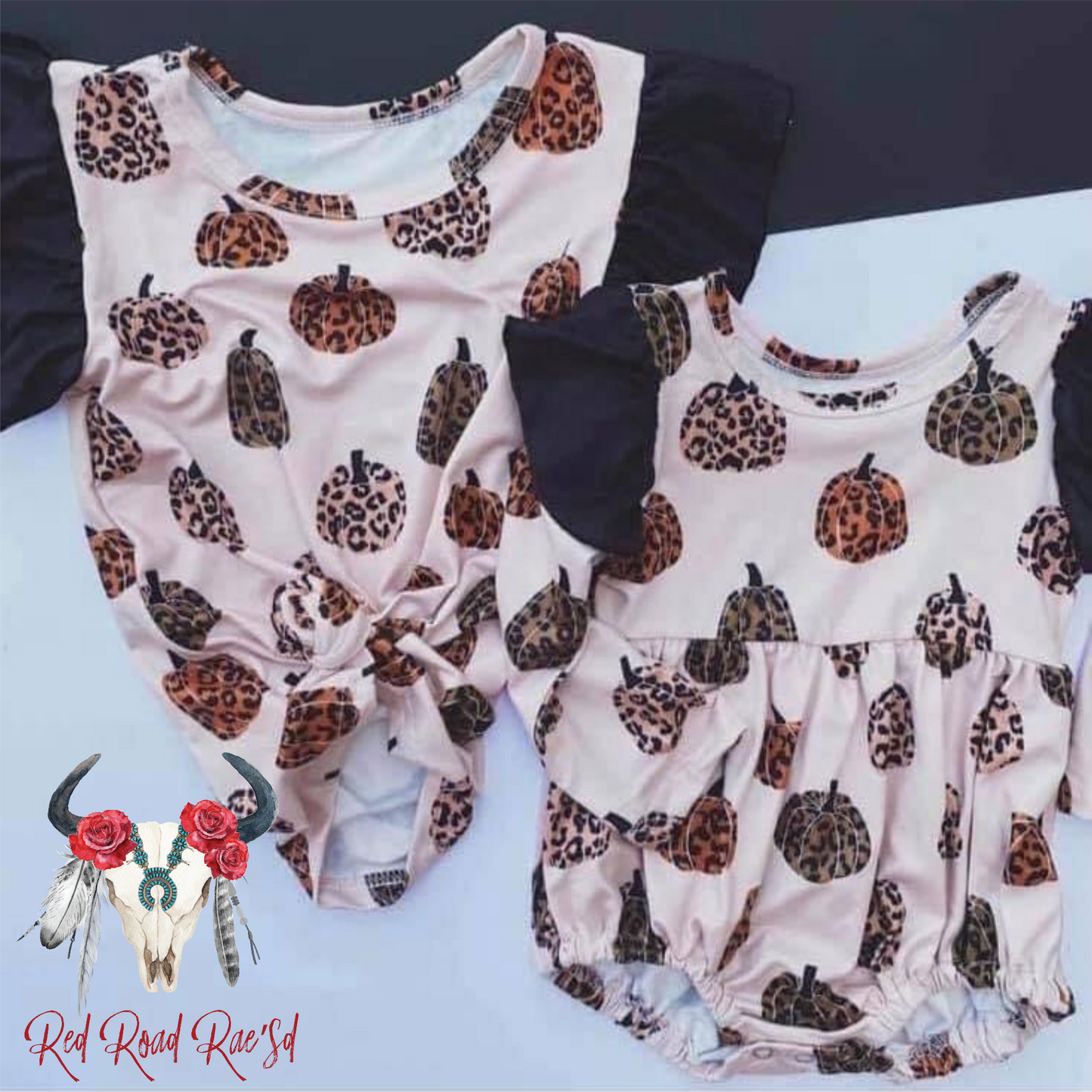 Leo Pumpkin Bubble Romper or Tee