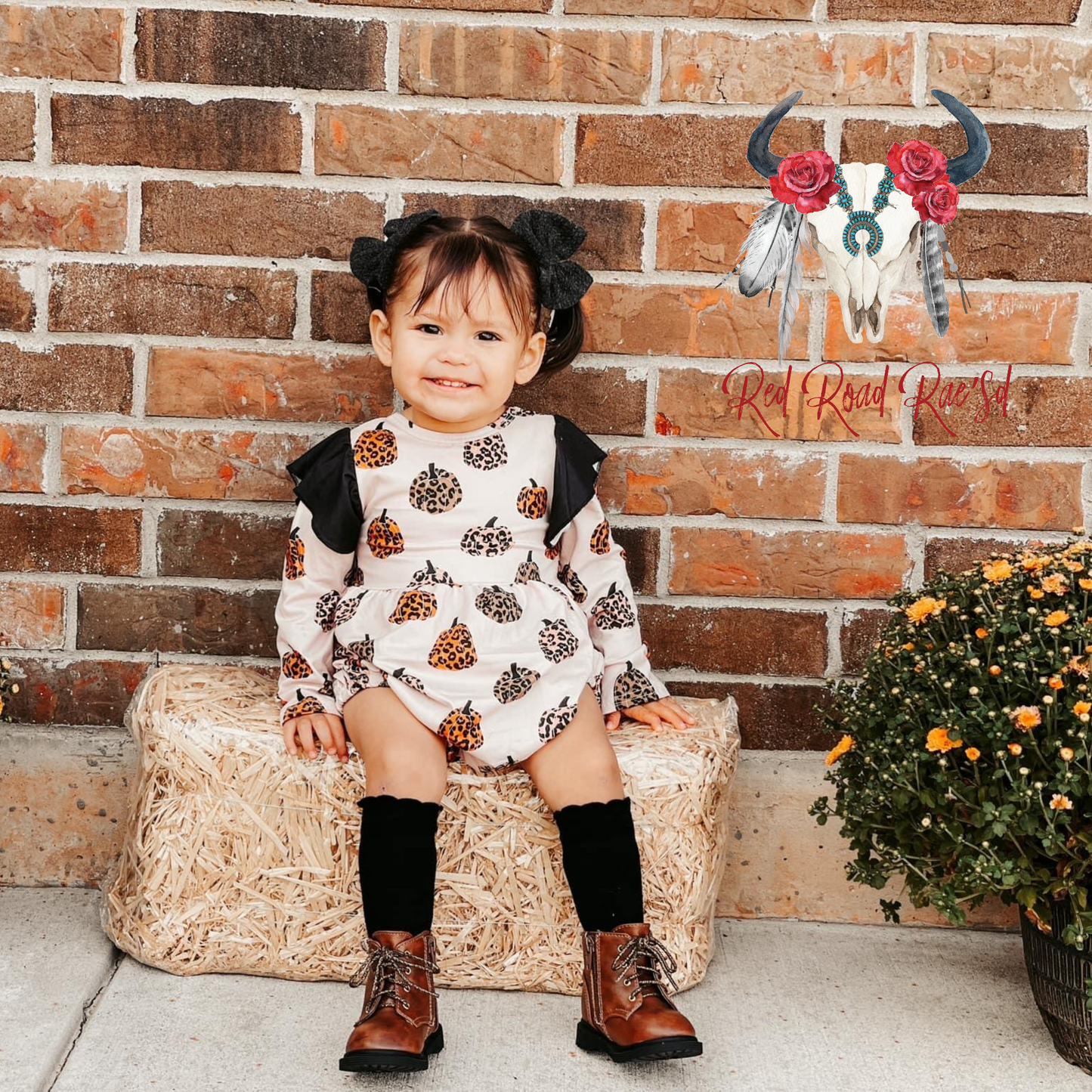 Leo Pumpkin Bubble Romper or Tee